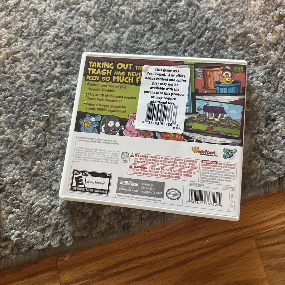 Trash Pack - Nintendo 3DS Game 2011